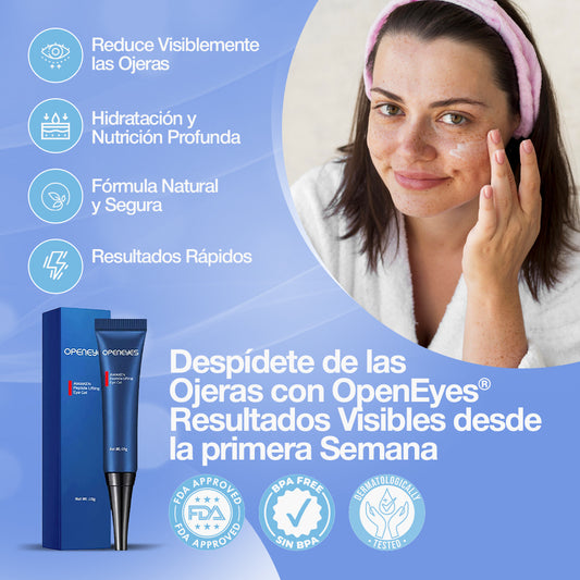 FREE GIF🎁| Elimina y trata las ojeras naturalmente con OpenEyes® la unica crema efectiva para las ojeras