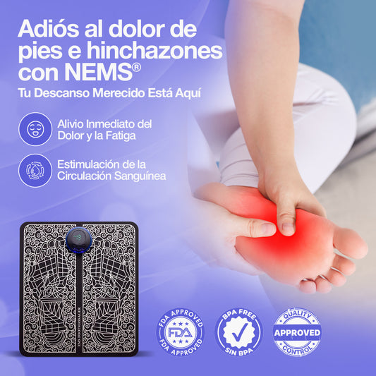 1+1 GRATIS SOLO POR HOY🎁| Adiós al dolor de píes e hinchazones con el masajeador de Píes NEMS® | Tus pies te lo agradecerán